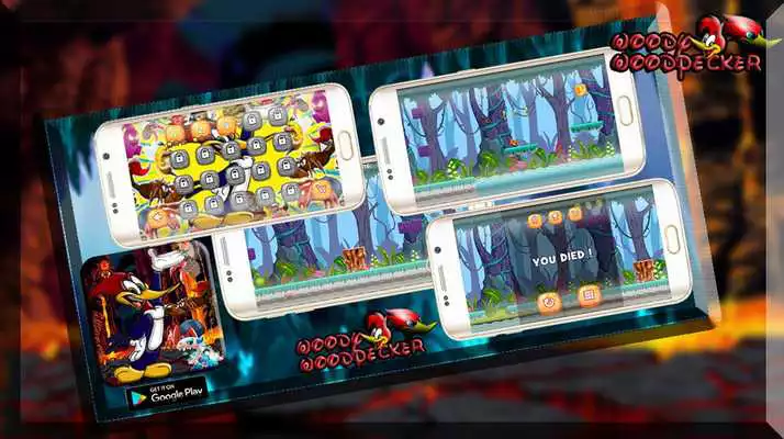 Play woody woodpecker super adventure Temple Maze