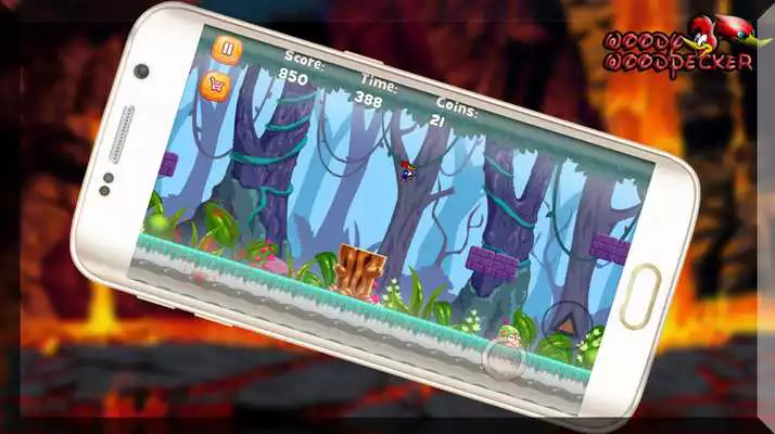 Play woody woodpecker super adventure Temple Maze