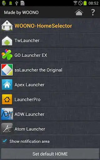 Play WOONO-Home Selector  and enjoy WOONO-Home Selector with UptoPlay