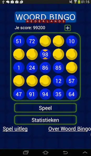 Play Woord Bingo - NL as an online game Woord Bingo - NL with UptoPlay