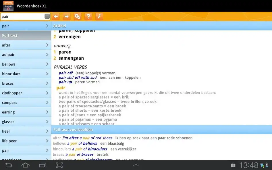 Play Woordenboek XL Engels Prisma as an online game Woordenboek XL Engels Prisma with UptoPlay