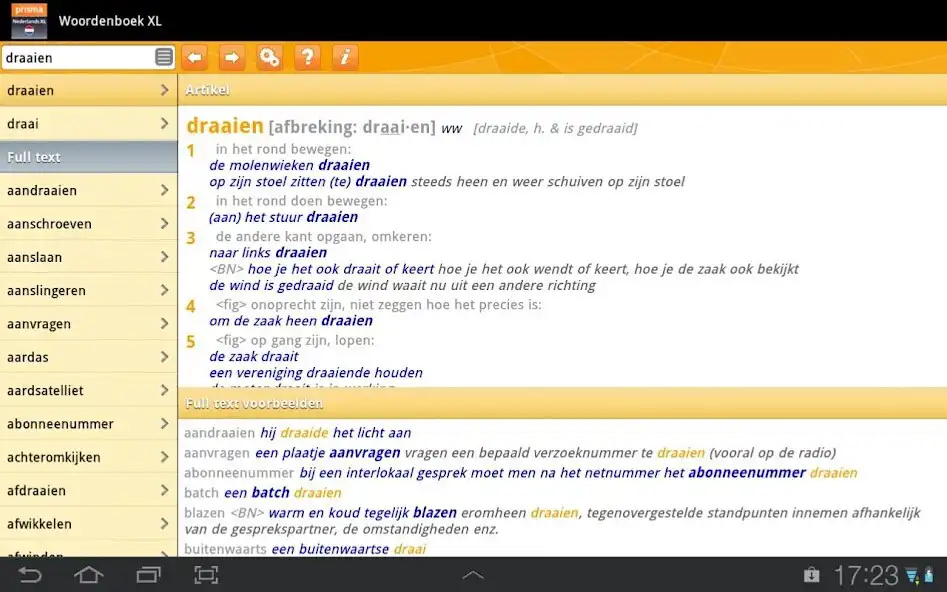 Play Woordenboek XL Nederlands as an online game Woordenboek XL Nederlands with UptoPlay