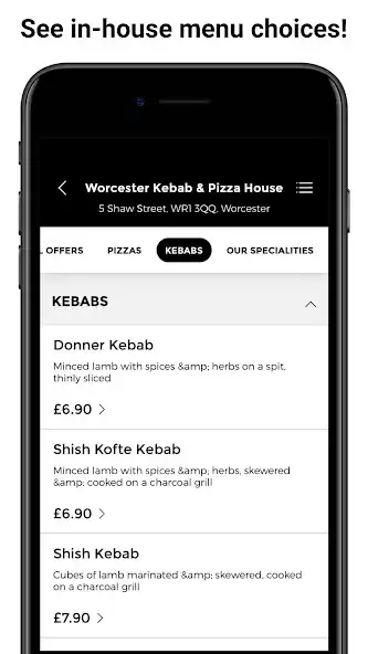 Play Worcester Kebab House App as an online game Worcester Kebab House App with UptoPlay