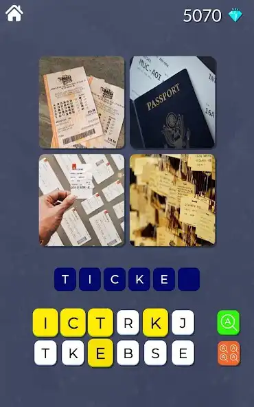 Play Word 4 Pics as an online game Word 4 Pics with UptoPlay