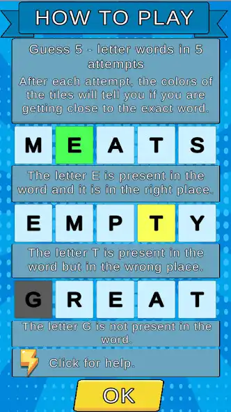Play Word5 as an online game Word5 with UptoPlay