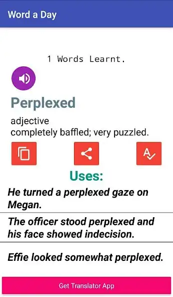 Play Word A Day: Learn a new word everyday with example  and enjoy Word A Day: Learn a new word everyday with example with UptoPlay