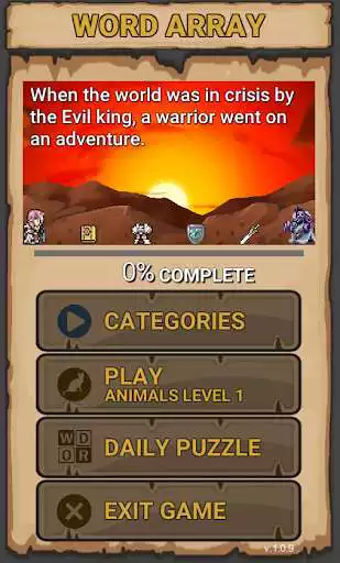 Play Word Array (Word game)  and enjoy Word Array (Word game) with UptoPlay