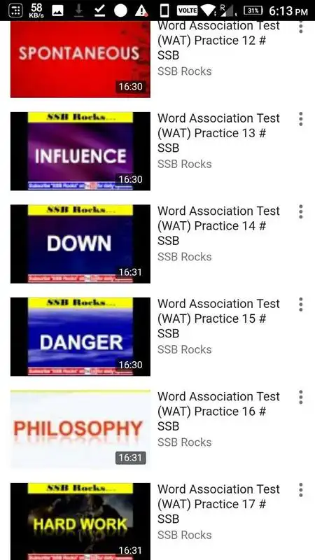 Play WORD ASSOCIATION TEST