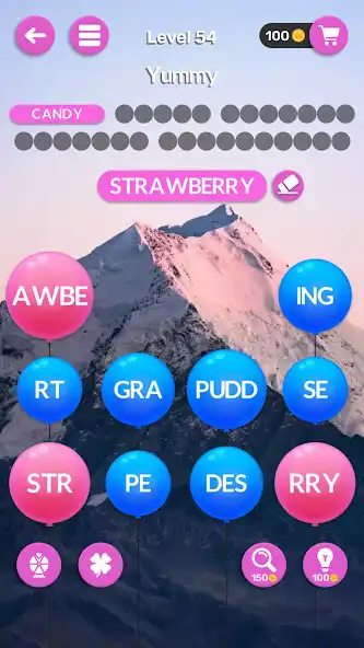 Play Word Balloons: Fun Word Search as an online game Word Balloons: Fun Word Search with UptoPlay