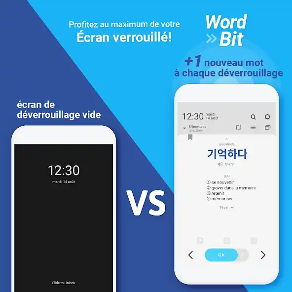 Play WordBit Coréen (mémorisation automatique )  and enjoy WordBit Coréen (mémorisation automatique ) with UptoPlay