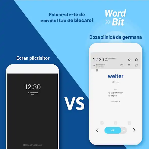 Play WordBit Germană (Studiu pe ecranul de blocare)  and enjoy WordBit Germană (Studiu pe ecranul de blocare) with UptoPlay