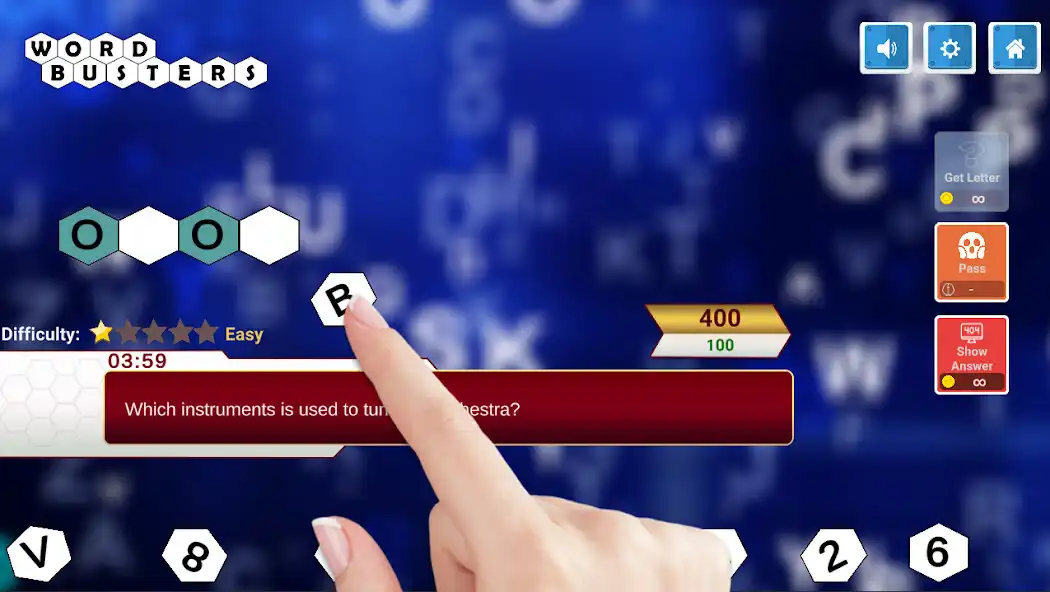 Play Word Busters as an online game Word Busters with UptoPlay