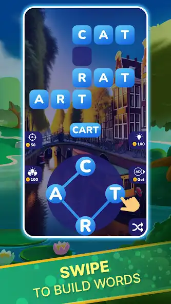 Play Word Chain: Wonder world as an online game Word Chain: Wonder world with UptoPlay