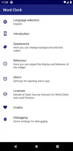 Play Word Clock Widget as an online game Word Clock Widget with UptoPlay