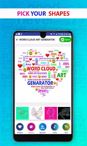 Play Word Cloud Art Generator  and enjoy Word Cloud Art Generator with UptoPlay