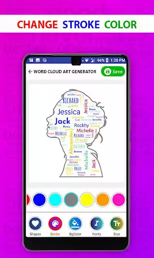Play Word Cloud Art Generator as an online game Word Cloud Art Generator with UptoPlay