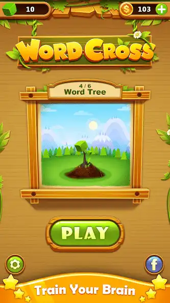 Play Word Cross Puzzle - Word Games as an online game Word Cross Puzzle - Word Games with UptoPlay
