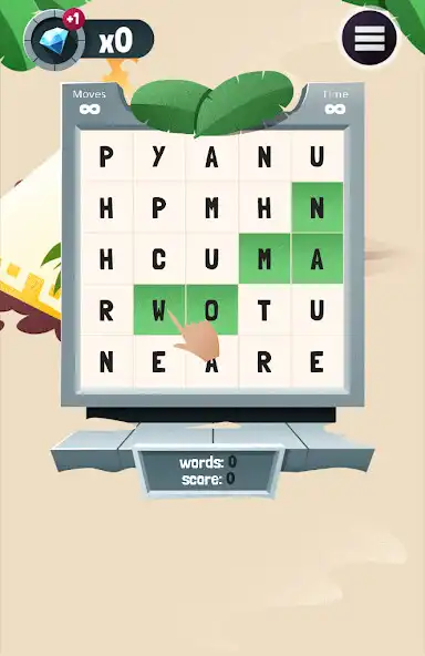 Play Word Crusher Quest Word Game as an online game Word Crusher Quest Word Game with UptoPlay