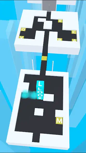 Play Word dash 3D as an online game Word dash 3D with UptoPlay