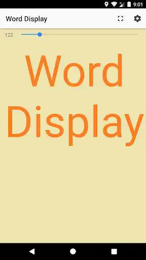 Play Word Display Play Word Display