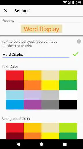 Play Word Display Play Word Display