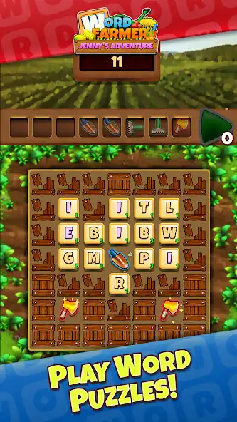 Play Word Farmer: Jennys Adventure  and enjoy Word Farmer: Jennys Adventure with UptoPlay