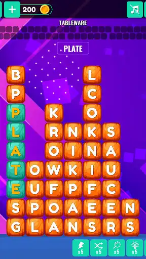 Play WordFind Blocks Crusher Puzzle as an online game WordFind Blocks Crusher Puzzle with UptoPlay