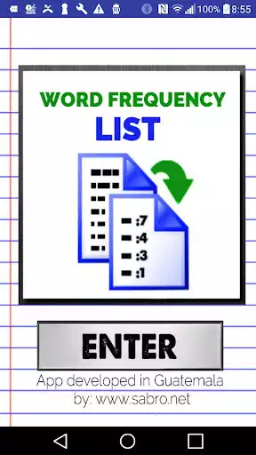 Play Word Frequency List  and enjoy Word Frequency List with UptoPlay