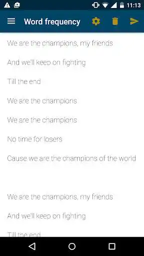 Play APK Word frequency LK  and enjoy Word frequency LK with UptoPlay com.cilenis.linguakit.word_frequency