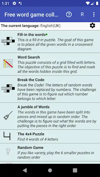 Play Word Game Collection Plus as an online game Word Game Collection Plus with UptoPlay