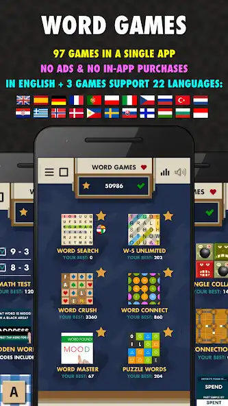 Play Word Games PRO - 97 games in 1  and enjoy Word Games PRO - 97 games in 1 with UptoPlay