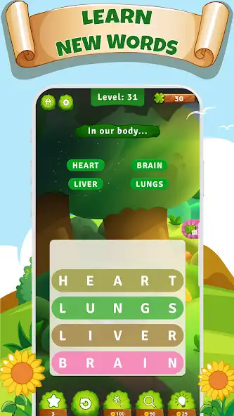 Play Word Garden: Bloom  Relax as an online game Word Garden: Bloom  Relax with UptoPlay