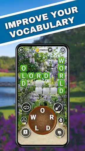 Play Word Garden- Connect Crossword as an online game Word Garden- Connect Crossword with UptoPlay