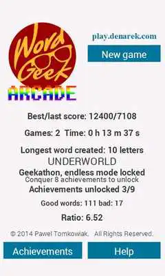 Play Word Geek Arcade
