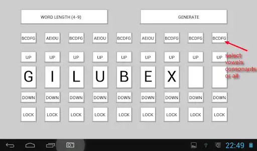 Play Word generator pro  and enjoy Word generator pro with UptoPlay