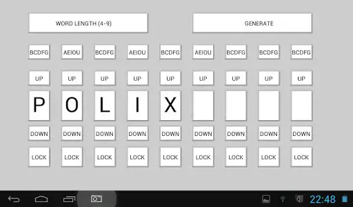 Play Word generator pro as an online game Word generator pro with UptoPlay