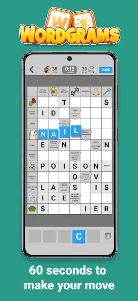 Play Wordgrams - Crossword Puzzle  and enjoy Wordgrams - Crossword Puzzle with UptoPlay