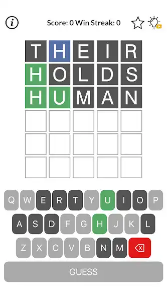 Play Word guess: 5-letter word game  and enjoy Word guess: 5-letter word game with UptoPlay
