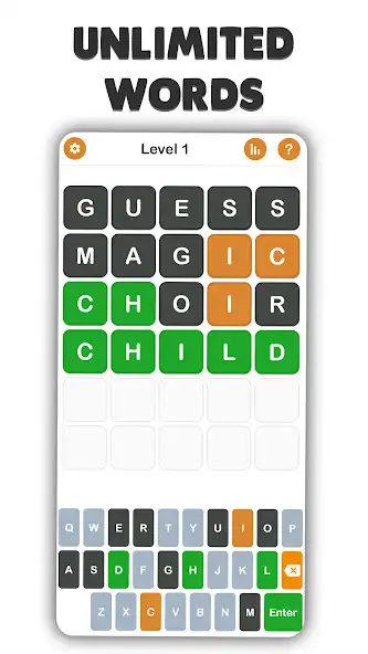 Play WordGuess: Challenge Your Mind as an online game WordGuess: Challenge Your Mind with UptoPlay