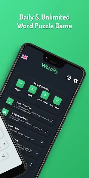 Play Wordify - Daily  Unlimited as an online game Wordify - Daily  Unlimited with UptoPlay