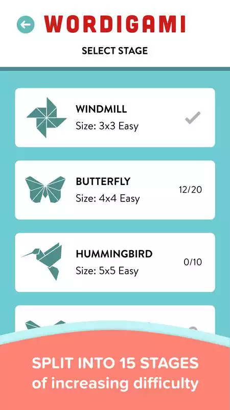 Play Wordigami - Free Word Puzzles