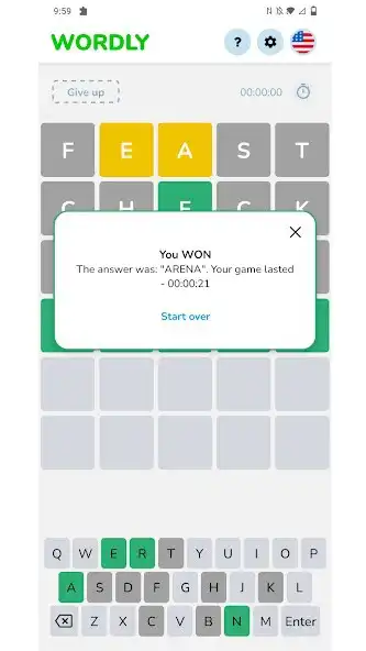 Play WordleGame as an online game WordleGame with UptoPlay