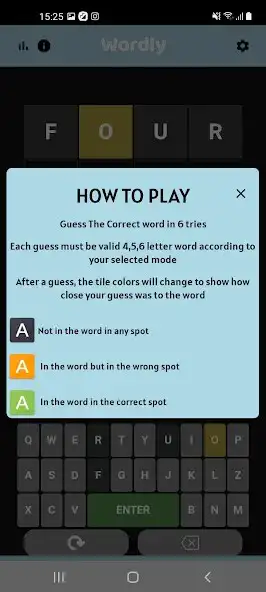 Play Wordly : Word Puzzle Game as an online game Wordly : Word Puzzle Game with UptoPlay