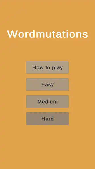 Play Wordmutations as an online game Wordmutations with UptoPlay