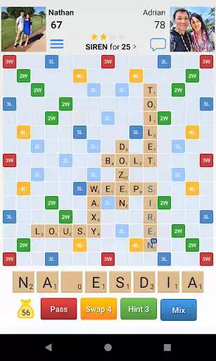 Play Word Nation Crossword Friends as an online game Word Nation Crossword Friends with UptoPlay