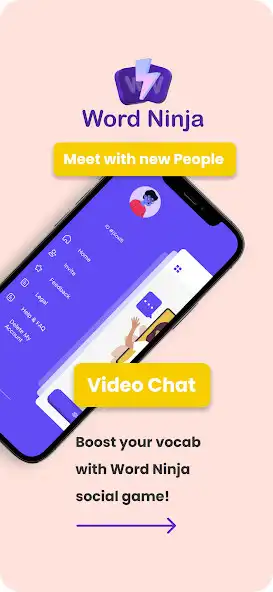 Play Word Ninja - Video Chat  and enjoy Word Ninja - Video Chat with UptoPlay