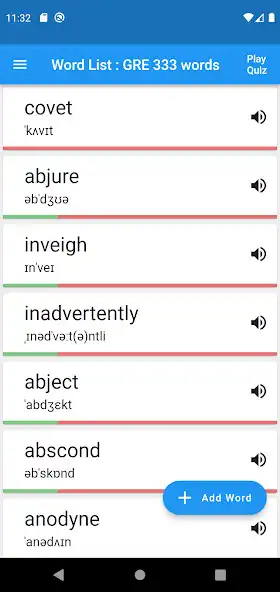 Play Word Note - Smart e-Flashcards as an online game Word Note - Smart e-Flashcards with UptoPlay