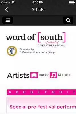Play word of south music festival