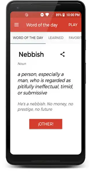 Play Word of the Day: Learn Daily English, Lexicon Quiz  and enjoy Word of the Day: Learn Daily English, Lexicon Quiz with UptoPlay