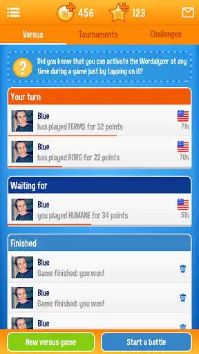 Play WordOn as an online game WordOn with UptoPlay